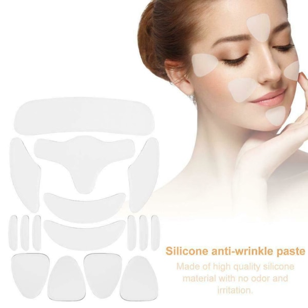 Anti-rynke-pute 16 stk Ek Patch Face Lifting Panneklistremer Hudpleie Usynlig Effektiv Hjem Reise Transparent