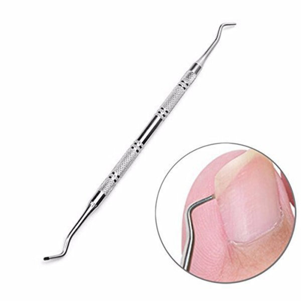 Nagelborr set med 3 - Dubbelsidig Diger - Nagelbäddrengörare - Rostfritt stål