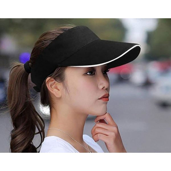Visor-lippis Anti UV Naiset Visor-lippis Miehet Aurinkolippikset Anti-Sun Beach V