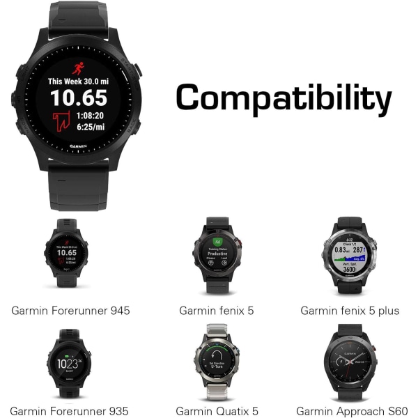 Hihna yhteensopiva Garmin Instinct/Fenix ??6/6 Pro/Fenix ??5/5