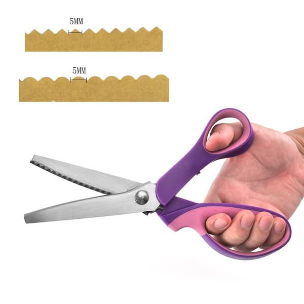 Pinking Saks 23,5 cm Professionelle Saks i Rustfrit Stål