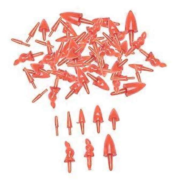 Snemand Næser, Jule Snemand Lav Tilbehør DIY Håndværksartikler Julemandsdukker Assorterede Sikkerhedsnæser Julepynt 220PCS
