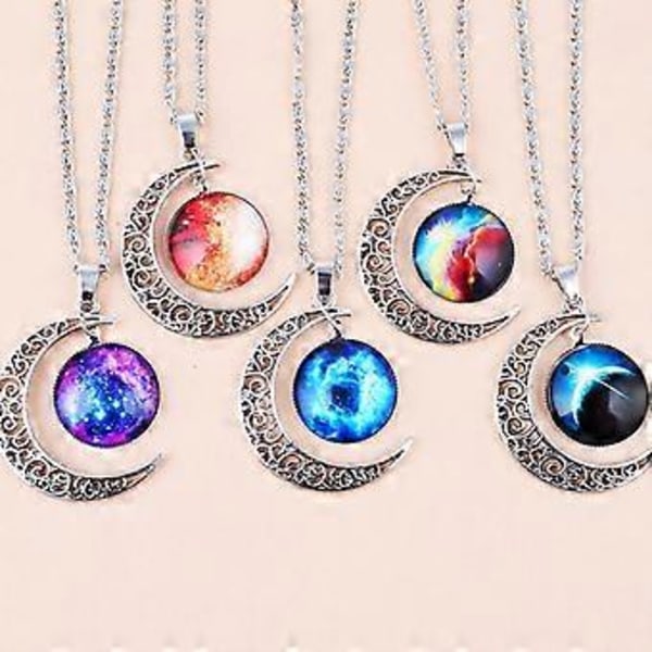 10 Stycken Legering Ihåliga Månformade Berlocker Hängen Lunar Halvmåne Symbol Filigran Hängen för Att Göra Armband & Halsband Silver