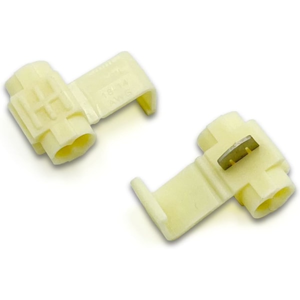 100pcs Yellow Quick Terminals Electrical Connectors Quick Connect