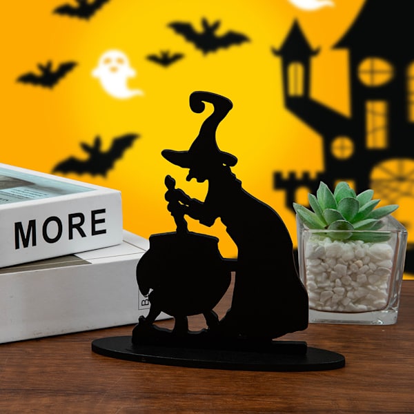 1 stk Halloween Heks Apotek Desktop Ornament