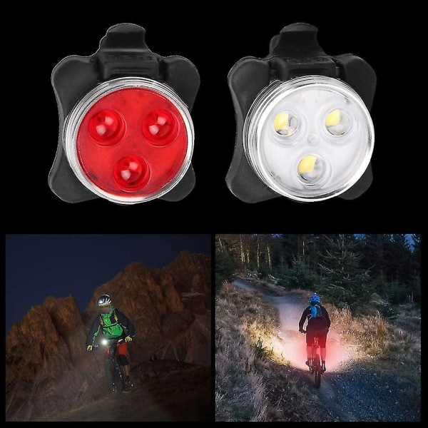 Led Skateboard Lights Led Longboard Lights Front Og Bagpå Usb Opladning Usb Kabler Og Rød