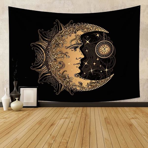 1 stk. 100x70cm Divination Tapestry, Månegudinde Øjne Vægophæng