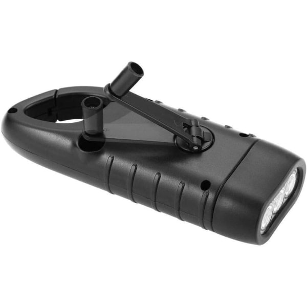 Solcellsficklampa Solcells LED-ficklampa & Handvev Uppladdningsbar Flashl