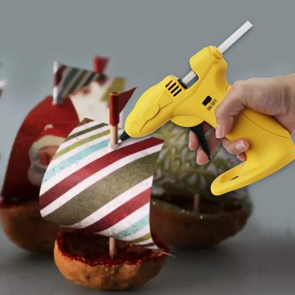 Mini-kokoinen langaton USB-ladattava liimapistooli DIY-projekteihin