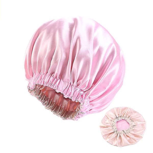 Duschmössa 2-pack Dam Dubbellager Satin Sovhuva