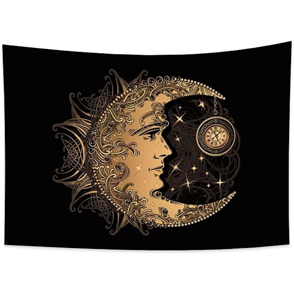 1 stk. 100x70cm Divination Tapestry, Månegudinde Øjne Vægophæng