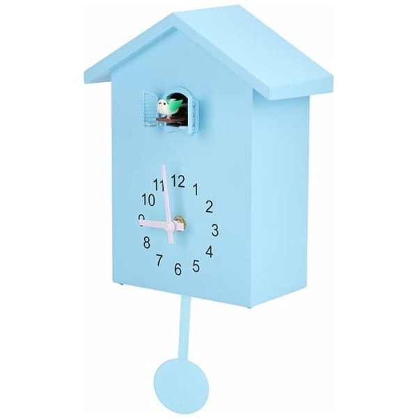 Væg Ur med Gøg, Gøg Ure Moderne Design Ur til Hjem Stue Kontor Væg Dekoration, 20 x 9 x 25cm
