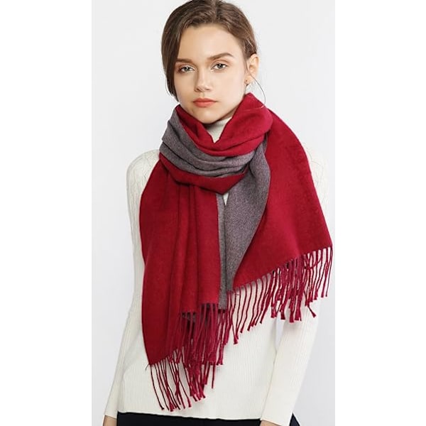 Vinterhalsduk Pashmina Sjal Wrap för Kvinnor Lång Stor Varm Tjock