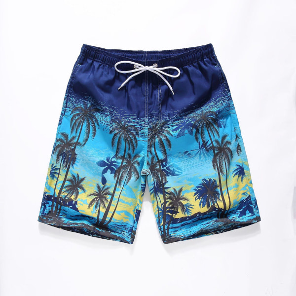 Badbyxor Herr Herrsommar Utomhus Snabbtorkande Simning Fem-punktsbyxor Strandshorts Casual Fashion Boardshort