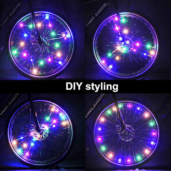 2 metrin pitkä LED-polkupyörän pyöränvalo! Nauti 100 % kirkkaudesta ja näkyvyydestä