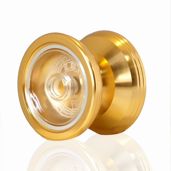 Professional Yoyo K6 Aluminum Alloy Metal 8 Balls Gold