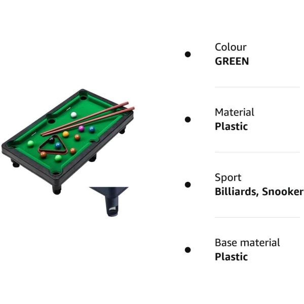 Mini Poolbordsspel Biljardbord Poolbord Set