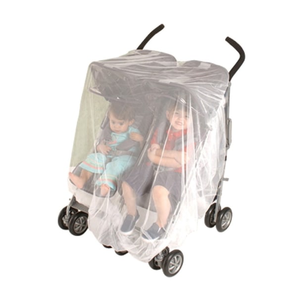 Dobbelt Barnevogns Myggenet, Tandem Barnevogns Net, Baby Net, Dobbelt