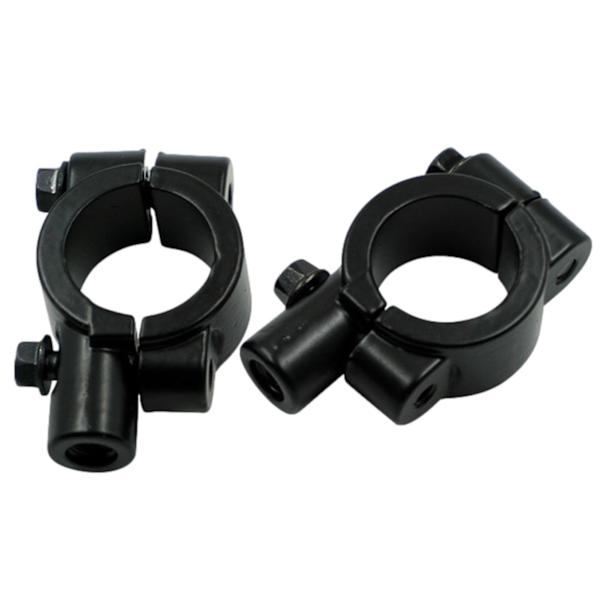2 stk motorsykkel speil klemme, bakspeil brakett klemmer for motorsykler, sykler