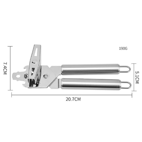 Eine silberne Dosen?ffner Haushaltsküche, 20.7 × 7.4cm Edelstahl