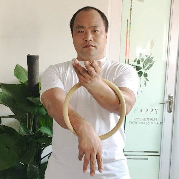 Rengas ruostumattomasta teräksestä - Käsilihasten harjoittelu - Wing Chun - Kung Fu - Tsu