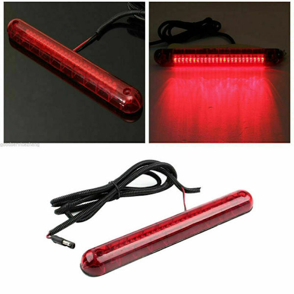 Universaali 12V 24 LED auton korkea asennus kolmas 3. jarruvalo takavalo punainen