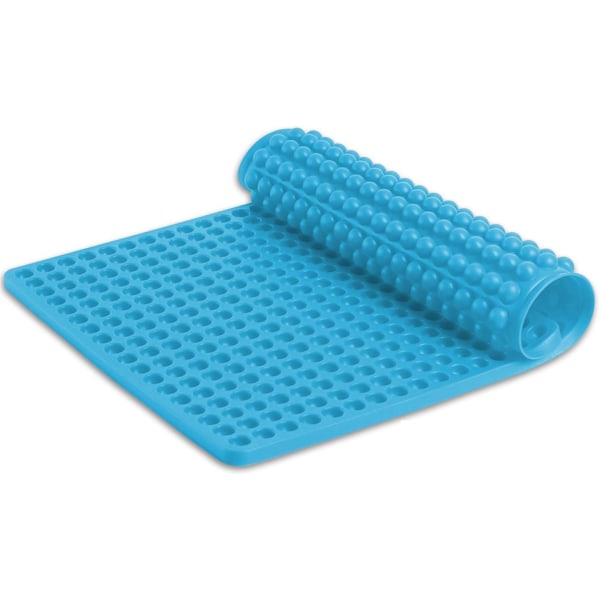 Silicone Hemisphere Mold - Baking Mat for Dog Biscuits, Chocolate - 40 x 29 cm, Ø 1.2 cm (468 pc), Blue