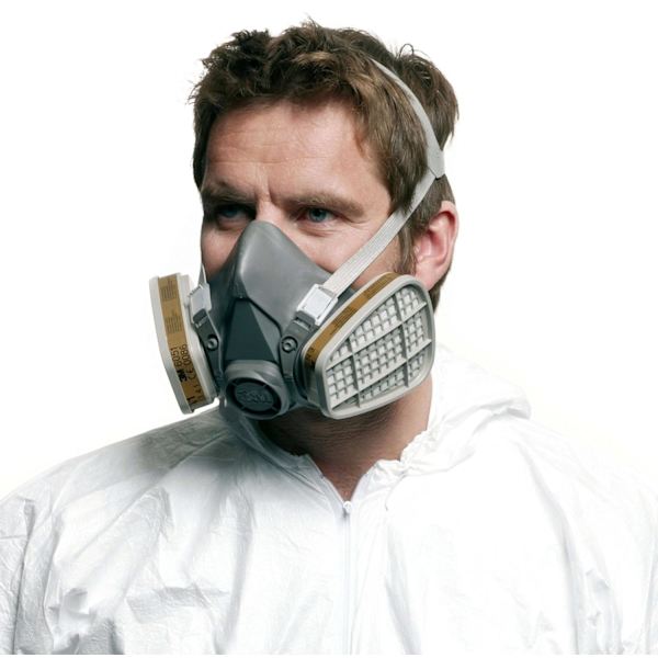 3M™ Klassisk återanvändbar halvmask 6300, EN-säkerhetscertifierad