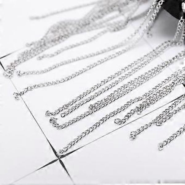 Punk Gotisk Tofs Nitar Studs Brosch Epålett Axelmarkering Silver silver