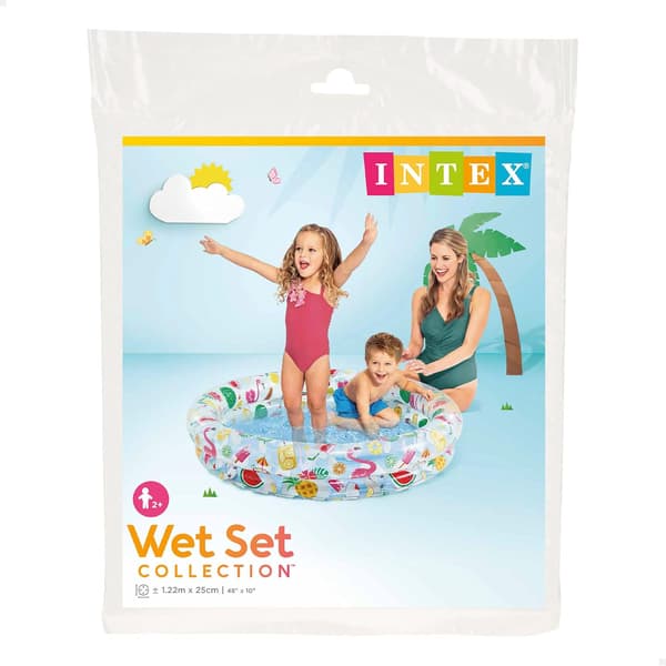 Utomhusspel - Poolset + boj + boll - Diameter: 122cm