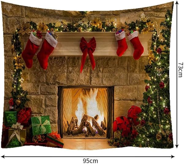 1 st julgobeläng, julgran julspis väggbonad