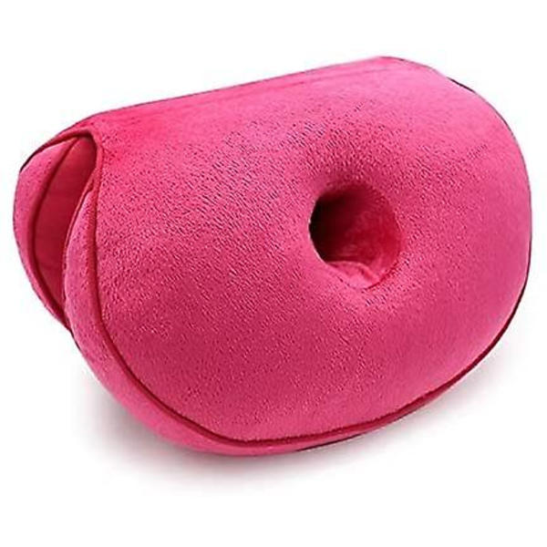 Multifunktionell komfortminnesskumstol Vacker rumpa latex (rosröd)