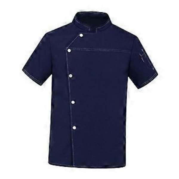 Kokkejakke Kokkeklær Servitør Servitrise Bekledning Uniform for Restaurant Matservering Pub (L) L