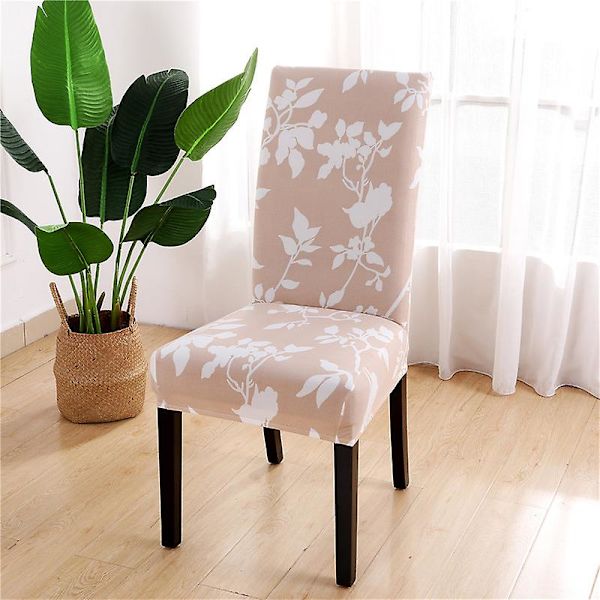 Stretch Modern Dining Chair Covers Chair Protector Avtagbar Mjuk Spandex Dining Chair Slipcovers（15）