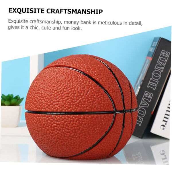 Basketboll spargris, tecknad spargris, julklapp