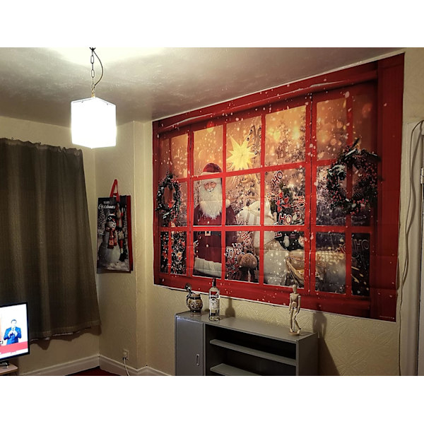 7X5FT Joulu Santa Valokuvaus Tausta Kaupan Ikkunan Koristelu