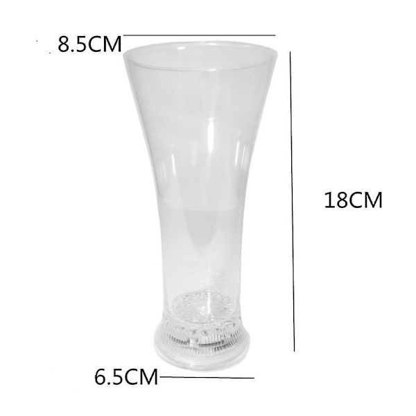500ml Sensory Juice Cup Kreativ Lysende Ølkop