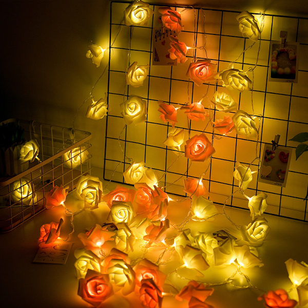 LED Rose String Lights Julelys String Lights