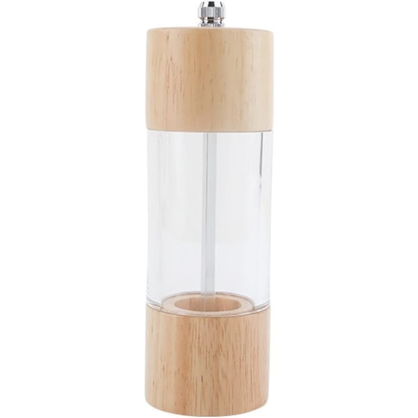 Pepper Salt Mill, Pepperkvern, Akryl, Justerbar Keramisk Kvern