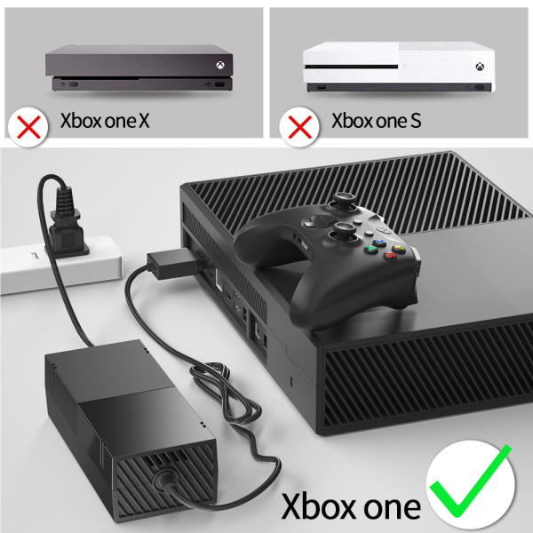 Strømadapter - Standard strømadapter for Microsoft Xbox One