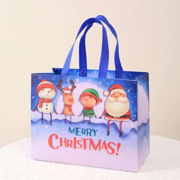 Julklappspåsar 5-pack julklappsväska Extra stor tomte