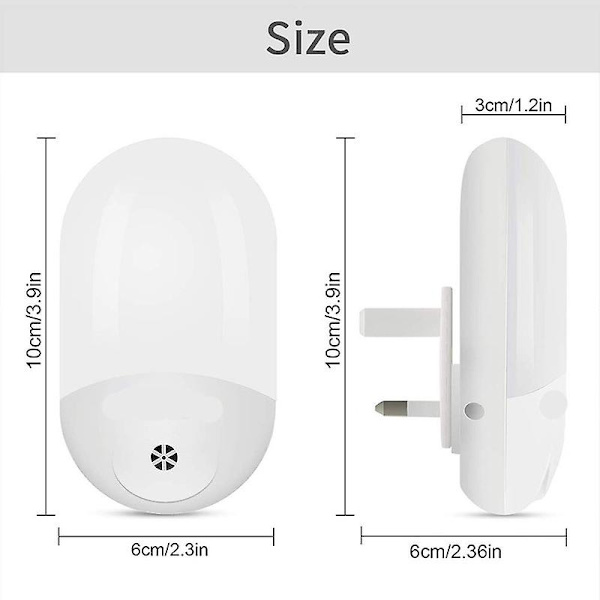 Led natlys sove lys smart home lys stik-i sengside væglampe EU-stik