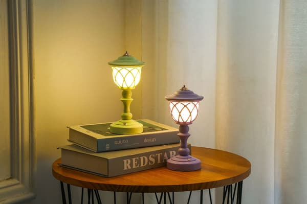 1 st Mesh Retro Nattlampa Ins Söt Vacker Flicka Romantisk Sovrum