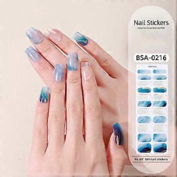 22 Tips Gel Negleklæbemidler til Hurtig Manicure Negleklistermærker Manicure Neglemærkater Velegnet til Rejser og Fester BSA0216