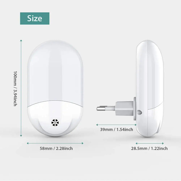 Plug in human body induction, sound light remote control, energy