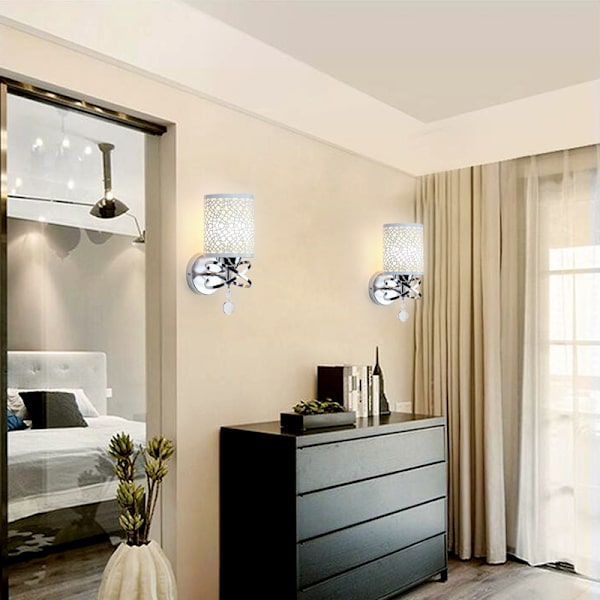 1 st modern vägglampa enkel vardagsrum sovrum sänglampa Ai