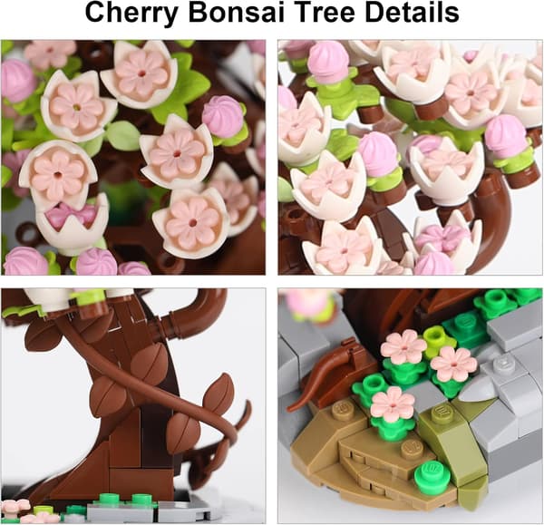 Mini Bricks Sakura Bonsai Model 426 stk. Kreativ DIY Simulation M
