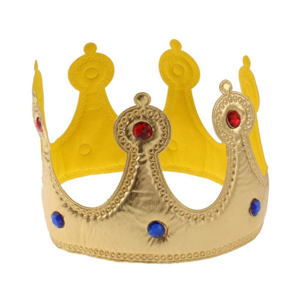 Kuningaskruunut Lasten syntymäpäiväjuhlat Hattu Prinsessa Tiara Pääpanta Puku Tarvikkeet Juhla Suosikit（Kulta）