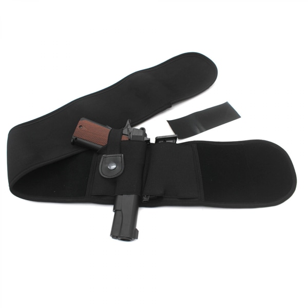 Costume western pistol belt black