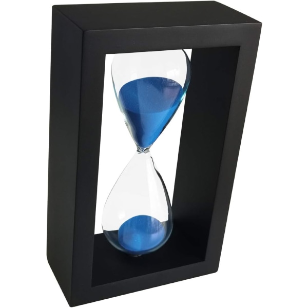 Blå timglas 30 minuter timer timglas för prydnadsdekoration
